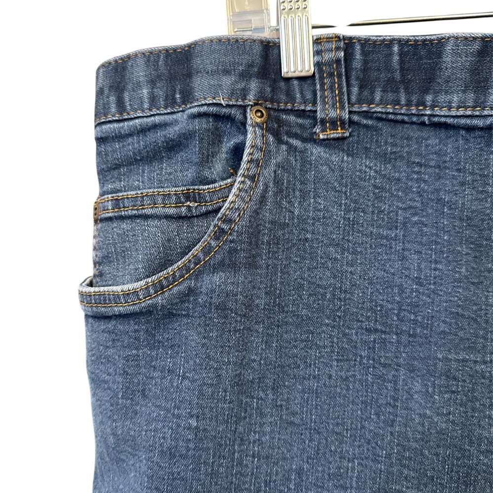 Men’s Denim Jeans Dark Wash Continuous Comfort Stretch Multiple Sizes - Picture 4 of 8